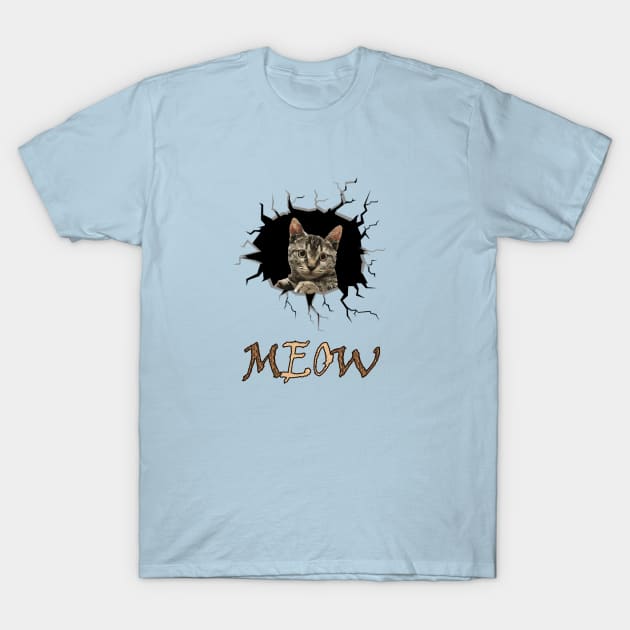 The feisty cat T-Shirt by ImanElsaidy